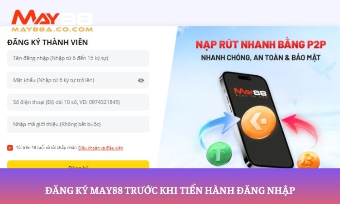 đăng nhập May88